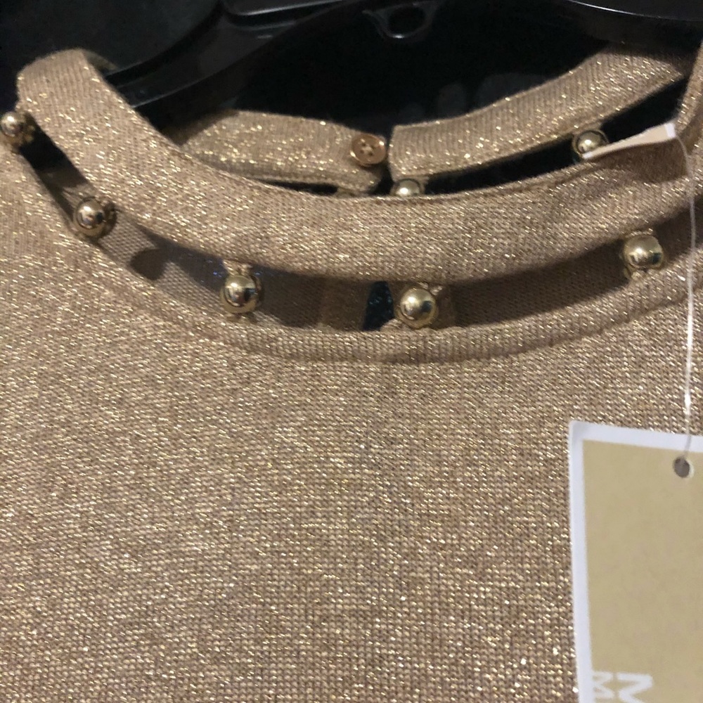 Michael Kors Gold long Sleeve blouse
